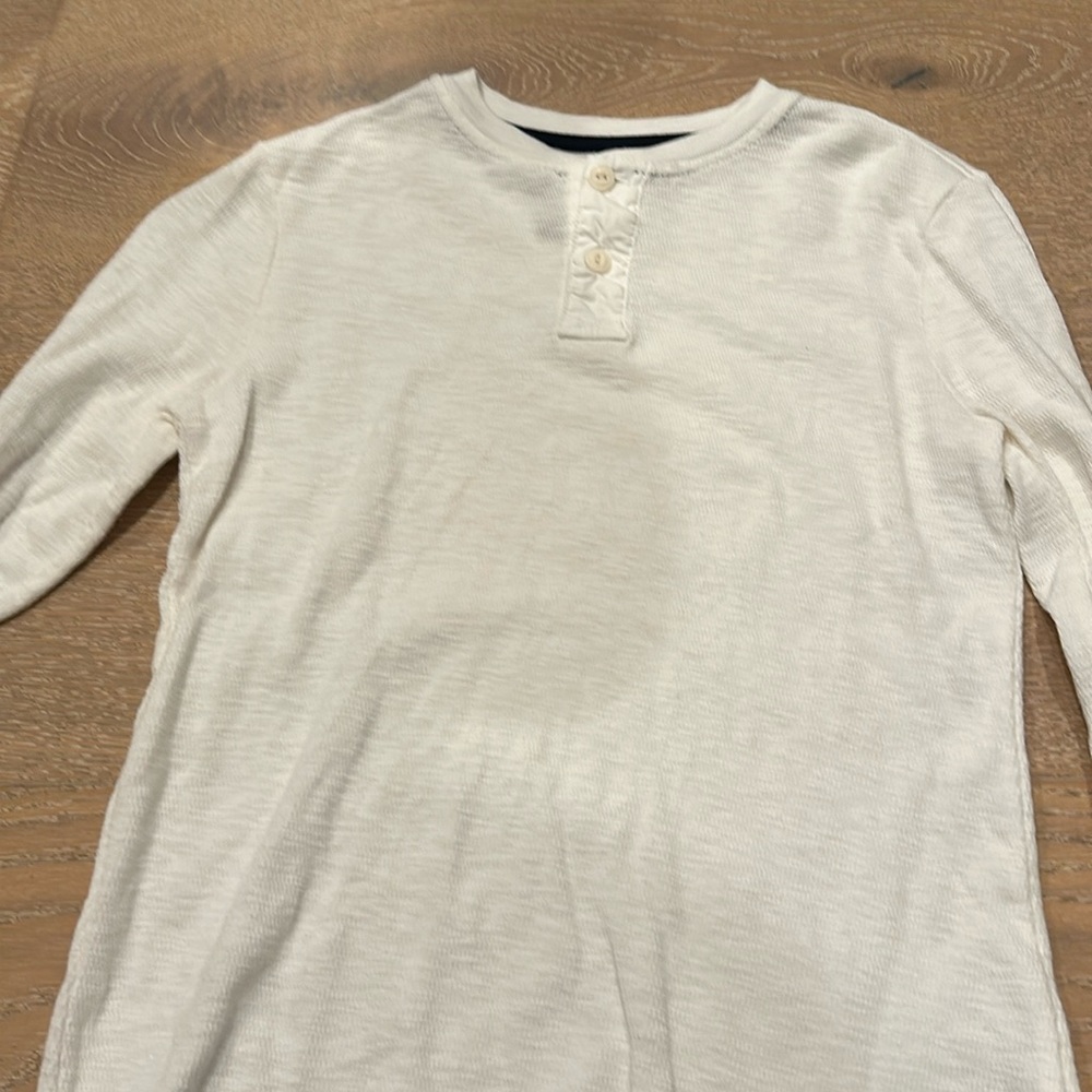 Gap boys cream Henley